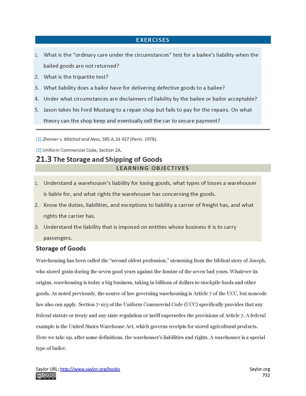 Business Law and the Legal Environment - Page 732